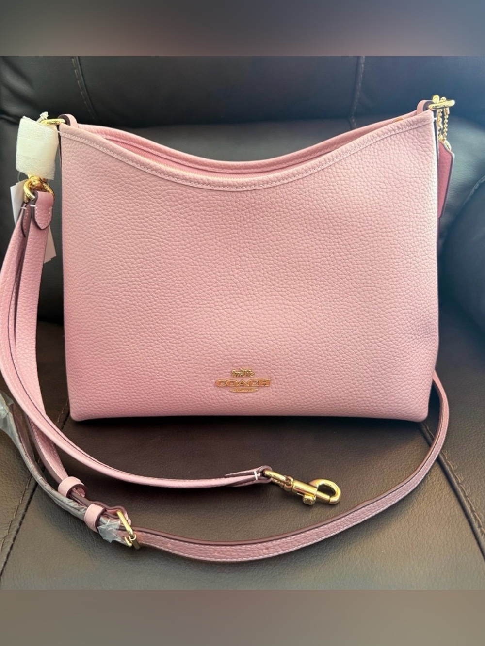 🤍New Coach Laurel Shoulder Bag in Carnation (Sold Out Online)